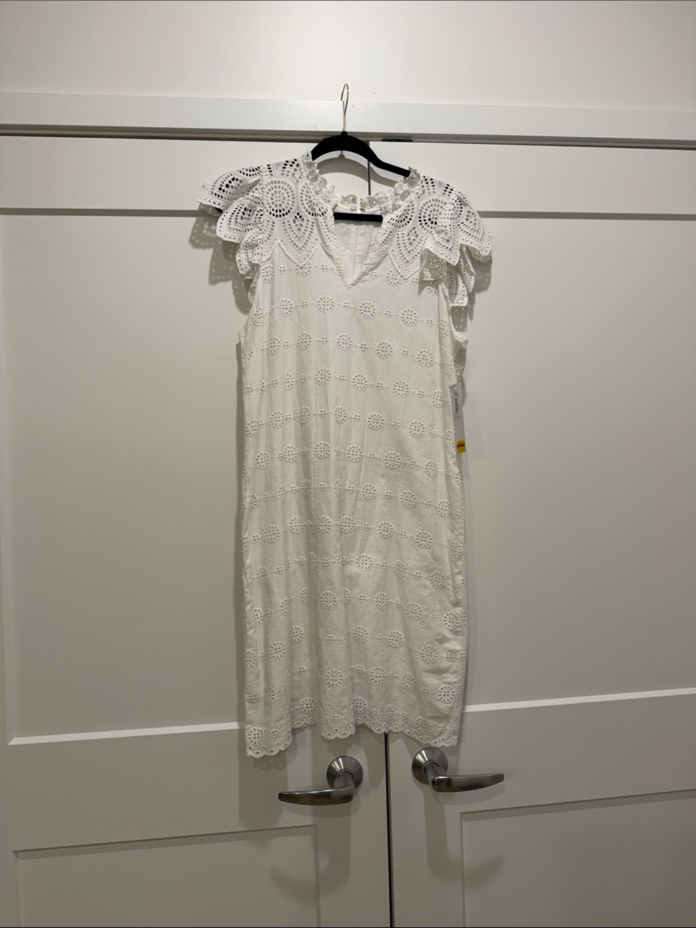 White Knee Length Dress - Picture 1 of 7